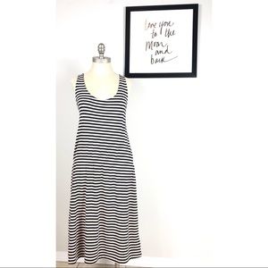 H&M dress maxi stripe sleeveless casual summer